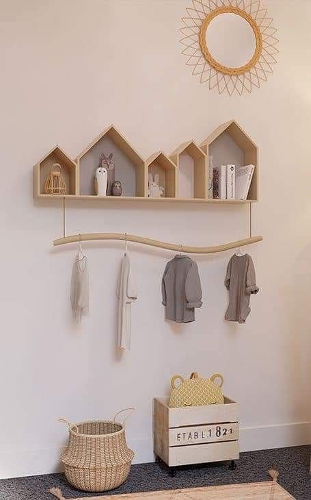 Shelf Design Ideas, Wall Shelf Design, Baby Room Inspiration, Wall Shelves Design, Kids Interior Room, Baby Room Design, Nursery Baby Room, Toddler Bedrooms, Kids Interior