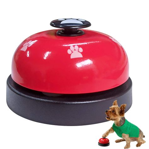 TTSAM Pet Training Bell, Pet Potty Bell, Dog Puppy Cat Communication Device,Desk Call Bell (Red) Potty Bells, Cat Communication, Call Bell, Dog Bell, Dog Potty Training, Dog Potty, Dog Health Tips, Communication Devices, Pet Training