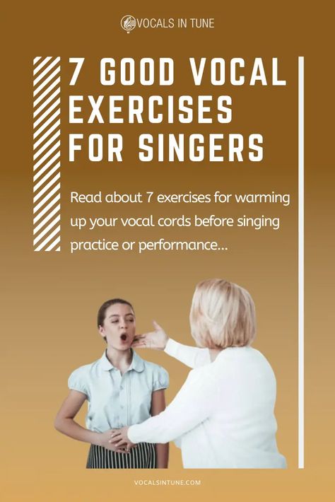 With the help of vocal exercises for singers, you can maintain your singing voice and achieve notes. Here are some suggested exercises. Voice Training Singing, Teaching Voice Lessons, Vocal Exercises Speech, Vocal Exercises Singing Training, Voice Exercises Singing, Vocal Training Singing Exercise, Vocal Warmups Singing Exercise, Sing Better Tips, Voice Training Exercises