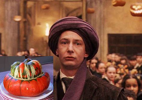 Professor Quirrell would be a turban squash. Harry Potter Character Quiz, Harry Potter Trivia Quiz, Hogwarts Quiz, Harry Potter Professors, Hogwarts Professors, Barty Crouch Jr, Neville Longbottom, The Sorcerer's Stone, Bellatrix Lestrange