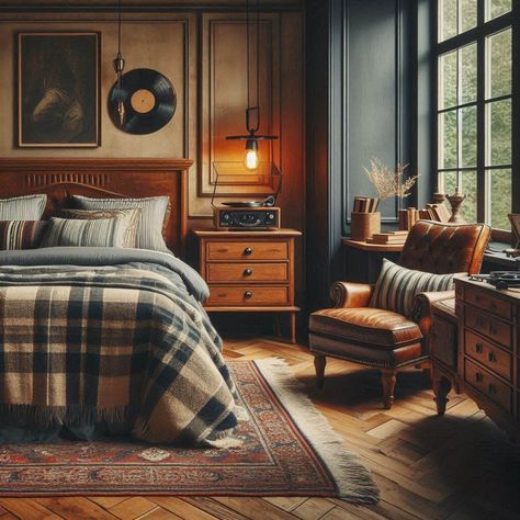 15 Masculine Bedroom Ideas for a Bold Look Masculine Country Bedroom, Masculine Romantic Bedroom, Masculine Chic Bedroom, Masculine Vintage Bedroom, Moody Masculine Bedroom, Bachelor Bedroom Masculine Interior, Mans Bedroom Ideas, Older Boys Bedrooms, Masculine Bedrooms