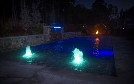 Pool Bubblers, Led Pool, Led Pool Lighting, Led Colors, Gunite Pool, Bathroom Mirror Lights, Pool Light, Halogen Lamp, Lighting Guide