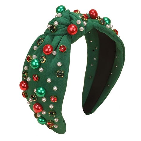 PRICES MAY VARY. 🎄Comfy Christmas Pearl Hairband: Add a touch of elegance to your look with this beautiful pearl knotted jeweled headband for women. Featuring a unique combination of pearls, luxury rhinestones, is such a cute, trendy, and stylish hair accessory to complement almost any outfit this season. 🎄High Quality: Made with high quality fabric, beads and rhinestone, exquisite and durable. Provide You A Great Experience with No Head Ache and Hurt.This A Great Women Knotted Jeweled Headban Christmas Accessories Hair, Pearl Hairband, Holiday Hairstyles Easy, Jeweled Hair Accessories, Jeweled Hair, Comfy Christmas, Christmas Cruise, Holiday Headbands, Christmas Hair Accessories