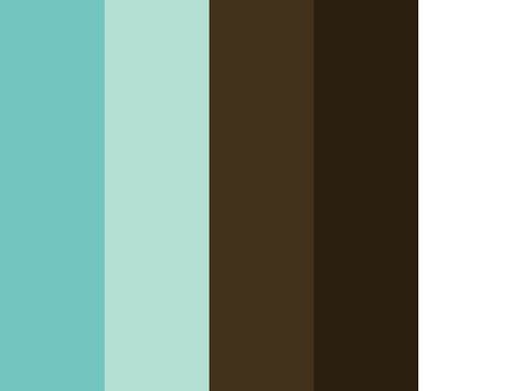 Teal Brown White Color Scheme, Brown And Teal Color Palette, Turquoise Brown Color Palette, Teal And Brown Kitchen, Brown And Turquoise Bedroom, Bathroom Color Schemes Brown, Teal Bedroom Walls, Bathroom Colors Schemes, White Bathroom Colors