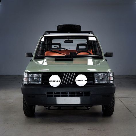 Vintage Fiat Panda 4x4 Born Again as All-Electric Adventurer - The Drive Fiat Panda 4x4, Panda 4x4, Lapo Elkann, Fiat 600, Happy Birthday Baby, Car Vintage, Fiat Abarth, Fiat Panda, Automotive Paint