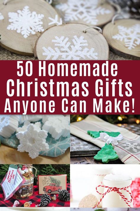 Don't feel very crafty? Don't worry, anyone can make these homemade Christmas gifts. They are easy and fun to make. You'll find something for everyone on your Christmas list. Handmade Christmas Gifts Diy, Homemade Christmas Gift Ideas, Homemade Christmas Gift, Christmas Gifts To Make, Easy Diy Christmas Gifts, Easy Christmas Gifts, Nails Christmas, Easy Christmas Diy, Handmade Christmas Gifts