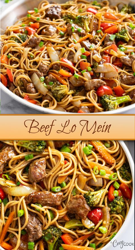 beef lo mein with a mix of vegetables Beef With Chinese Vegetables, Beef Lomein Noodle Recipes Easy, Lomein Recipes, Savory Noodles, Vegetable Lo Mein Recipe, Beef Lo Mein Recipe, Beef Lo Mein, Recipes Cabbage, Chicken Stir Fry With Noodles