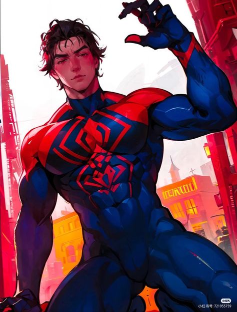 Spiderman Oc Art, All Spiderman, Akali League Of Legends, Spaider Man, Miguel O Hara, Spiderman 3, Spiderman Artwork, Fictional Men, Marvel Spiderman Art