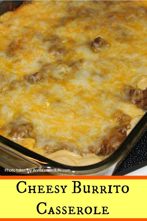 Soft Food Recipes For Dinner, Easy Mexican Dishes, Easy Mexican Casserole, Mexican Favorites, Burrito Casserole, Mexican Casserole Recipe, Beef Dinners, Bean Salsa, Mexican Casserole