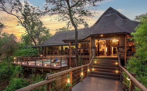 https://www.tripadvisor.com.au/Hotel_Review-g471868-d472201-Reviews-Aha_Madikwe_River_Lodge-Madikwe_Game_Reserve_North_West_Province.html Botswana Safari, Botswana, Tree House, Cabin, Hotel, House Styles, Travel, Home Decor, Home Décor