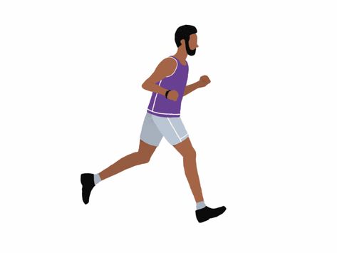 Racetrack Runner by BERG on Dribbble Pe Games Elementary, Animation Walk Cycle, Human Animation, Sports Gif, Walking Animation, Running Gif, Person Running, Action Pictures, Gif Wallpaper