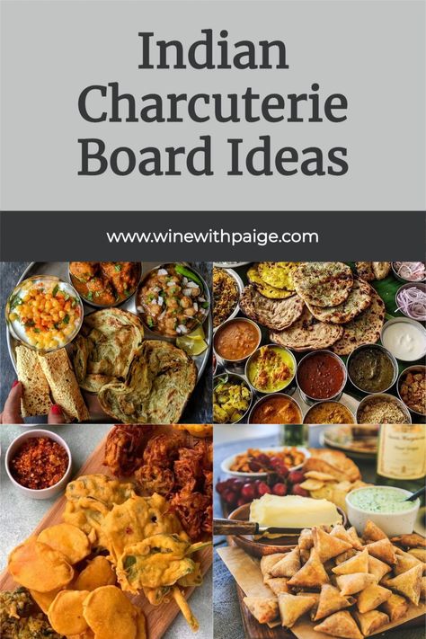 Tired of the same old cheese board? Then you’ll love these Indian food inspired charcuterie boards! These boards are perfect for Indian food lovers who want to sample a variety of dishes from their favorite cuisine. These delicious bites are sure to please everyone at your next gathering. #CharcuterieBoard #WineAndFood Indian Cheese Recipes, Charcuterie Board Indian Food, Indian Food Platter Ideas, Indian Food Board Ideas, Indian Snack Charcuterie Board, Indian Snack Board Ideas, Indian Chat Board, Curry Night Party Ideas, Indian Food Display