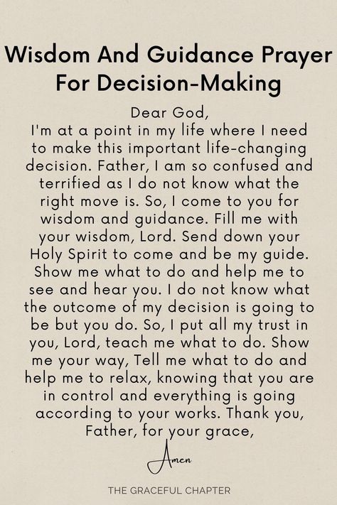 Scripture For Decision Making, Prayers For Guidance Strength Faith, Prayers For Knowledge And Wisdom, Bible Verse For Decision Making, God Guidance Quotes, Praying For Guidance, Guidance From God, Pray For Guidance And Strength, Prayers For Wisdom And Guidance