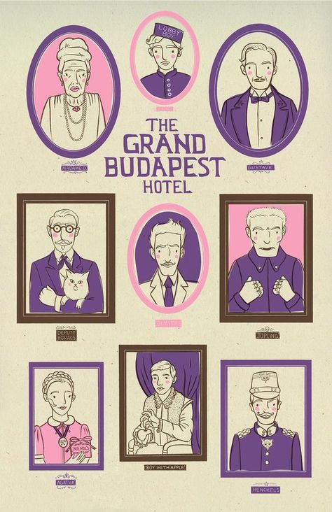 Budapest Hotel Poster, Wes Anderson Poster, Grand Budapest Hotel Poster, Hotel Poster, Wes Anderson Aesthetic, The Grand Budapest Hotel, Wes Anderson Movies, Wes Anderson Films, Grand Budapest