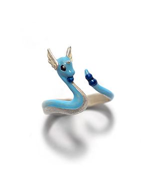 Colorful Pokemon Jewelry From Palnart Poc Includes Dragonair Ring Palnart Poc, Pokemon Ring, Haunter Pokemon, Pokemon Merch, Pokemon Earrings, 3d Printed Ring, Biscuit Ideas, Pokemon Jewelry, Pokemon Blue