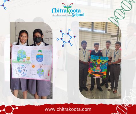 If pictures can speak a thousand words, then this is it. Our 8th graders turned out vibrant posters explaining about global well-being. Their happy faces, involvement, and understanding of the concepts are quite significant. Let's view these beautiful depictions! #Chitrakootaschool #Scienceactivity #Scienceday #Posters #Globalwellbeing #Happyfaces Well Being Poster, Happy Faces, Science Activities, Happy Face, Well Being, Science, Turn Ons, Education, Quick Saves