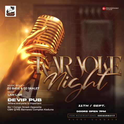 #karaoke #flyer #flyerdesign Karaoke Background, Insurance Poster, Club Posters, Dj Event, Coffee Advertising, Graphic Design Inspiration Poster, Karaoke Night, Concert Poster Design, Free Psd Flyer Templates