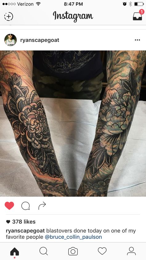 Floral Blast Over Tattoo, Blast Over Sleeve, Ornamental Blast Over Tattoo, Blastover Tattoo Sleeve, Blast Over Tattoo Cover Up, Empress Tattoo, Blastover Tattoo, Kent Tattoo, Blast Over Tattoo