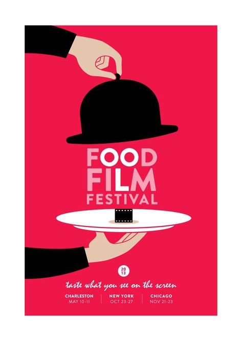 Movie Festival Poster, Mission Sunday, Poster Examples, Food Festival Poster, Festival Poster Design, Movie Festival, Charleston Food, Film Festival Poster, Personal Branding Design