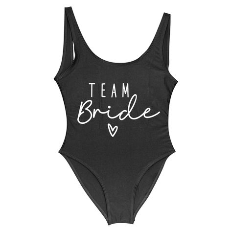 Bulk S-3XL Team Bride One-Piece Swimsuit Squad Women Swimwear Bachelorette Party Swimsuit Summer Beachwear Bathing Suit #promotion