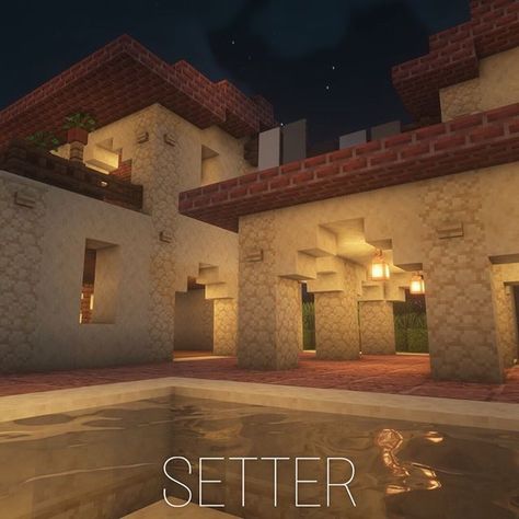 SetteR - Minecraft Architect on Instagram: “Second part of the Spanish Villa! 🏡 This is the inside of the house. 😄 ~ If you like interior, follow @setterbuilds to see more. ~ Vanilla…” All Minecraft, Minecraft Pictures, Easy Minecraft Houses, Cool Minecraft Houses, Minecraft Furniture, Minecraft Tips, Minecraft Inspo, Minecraft City, Minecraft Plans