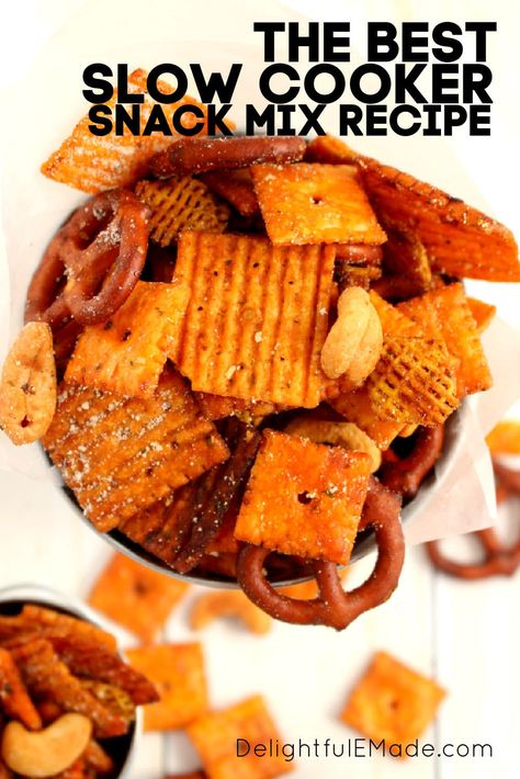 Snack Mix Seasoning, Best Snack Mix Ever, Slow Cooker Snack Mix Recipes, Bar Mix Snack, Frito Snack Mix Recipe, Smoked Snack Mix Recipes, Cracker Snack Mix Recipe, Salty Snack Mix Recipes, Cheddar Chex Mix Recipe