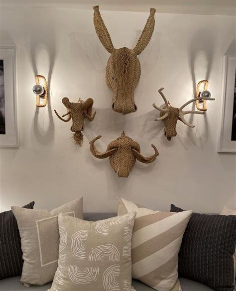 Our collection of Ecological Trophy heads make the perfect wall decor!⁠ ⁠ Crafted by Javier Sanchez Medina in Madrid, these naturalistc animal heads are made with organic materials like rattan, wicker, bamboo, fiber, and more. ⁠ ⁠ See them in Hudson today or always online at www.foleyandcoxhome.com⁠ ⁠ ⁠ ⁠ #foleyandcoxhome #foleyandcox #foleyandcoxinteriors #languageofhome #interiordesign #customfurniture #vintage #antique #vintagefurniture #interior #decor #furniturestore #antiquefurniture #a... Javier Sanchez, Trophy Head, Bamboo Fiber, Organic Materials, Animal Heads, Custom Furniture, Interior Decor, Antique Furniture, Furniture Store