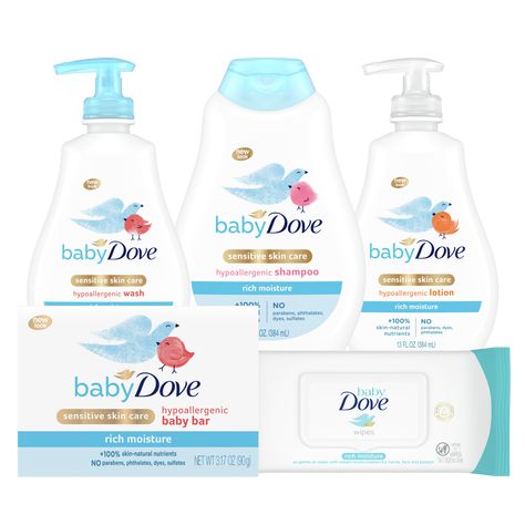 From baby wash to lotions, give your baby the special, tip-to-toe care they need from the Baby Dove Rich Moisture range. Baby Dove Products, Dove Products, Dove Shampoo, Newborn Baby Needs, Baby Body Wash, Severe Dry Skin, Mom Dr, Baby Toiletries, Baby Bar