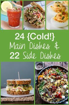 24 Cold Main Dishes and 22 Cold Sides | The last thing you want to do is stand over a hot stove. It's time for something cold! These gorgeous and nourishing recipes are all about keeping you (and your house) cool and keeping your stove off -- 24 cold main dishes and 22 cold sides to get you through the rest of summer! Cold Main Dishes, Hot Day Dinners, Cold Sides, Cold Side Dishes, Nourishing Recipes, Easy To Cook Meals, Cold Dishes, Summer Cooking, Summer Dishes