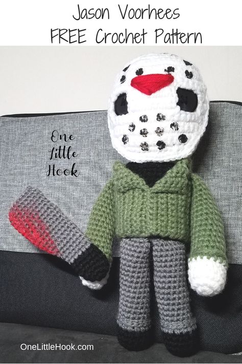 Pillow Person, Crochet Horror, Crochet Seasonal, Horror Crochet, Witchy Crochet, Horror Crafts, Horror Dolls, Dolls Crochet, Diy Crochet Patterns