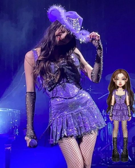 Olivia Rodrigo Concert, Cute Concert Outfits, Sour Tour, Olivia + Core + Aesthetic, Mexican Girl, Purple Outfits, Concert Fits, Olivia Rodrigo, Performance Outfit