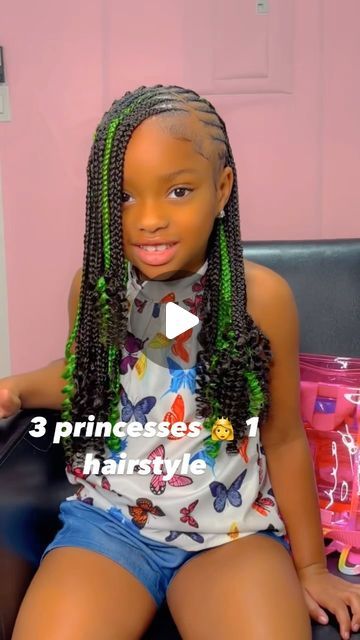 Slayby Barbie on Instagram: "3 princesses 👸 1 hairstyle" Barbie Hairstyles For Kids, Barbie Hairstyle, Kids Braided Hairstyles, Braids For Kids, Kids Hairstyles, Braided Hairstyles, Braids, Hair Styles, Hair