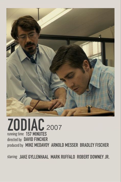 Zodiac Film, Album Prints, Polaroid Movie Poster, Classic Films Posters, Night Film, Movie Card, Movie To Watch List, New Movies To Watch, Iconic Movie Posters