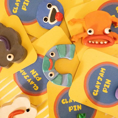 Wonky Studio on Instagram: “clay jam pins with new backing cards! packaged some of your orders over the weekend & sent them out today! we still have some clay jam pals…” Reference Photos, Art Reference Photos, The Weekend, Art Reference, Sugar Cookie, Jam, Packaging, Pins, On Instagram