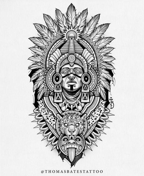 Maya Art Drawing, Mayan Animals, Mayan Tattoos Sleeve, Mayan Tattoos Men, Aztec Tattoo Mexican For Women, Aztec Gods Tattoo, Aztec Sun Tattoo, Aztec Eagle Tattoo, Maya Tattoo