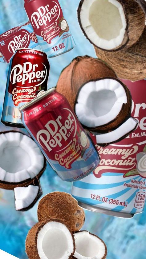 Dr Pepper Wallpaper, Dr Pepper Strawberries And Cream, Dr Pepper Background, Coconut Dr Pepper, Dr Pepper Collage, Strawberry And Cream Dr Pepper, Doctor Pepper, Cream Soda Dr Pepper, Soda Floats