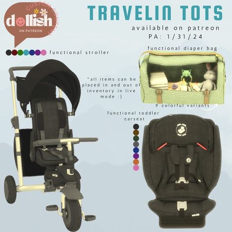 Travelin Tots Set! :) | Patreon Toddler Cc Sims 4, Lotes The Sims 4, Sims 4 Cheats, Sims Baby, Free Sims 4, The Sims 4 Packs, Sims 4 Body Mods, Tumblr Sims 4, Sims 4 Expansions