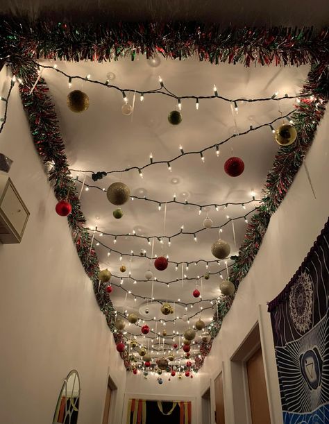 Christmas Diy, Christmas Decorations, Ceiling, In This Moment, Christmas