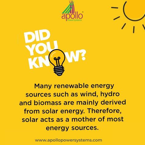 Hydro Energy, Energy Facts, Types Of Renewable Energy, Off Grid Solar Power, Solar Energy Facts, Solar Power House, Geothermal Energy, Energy Resources, Did You Know Facts