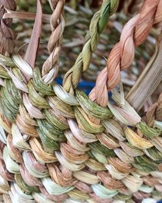 Basket Weaver, Garden Basket, Nature Crafts, Basket Weaving, Color Change, Fiber Art, Lily, Weaving, Texture