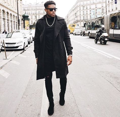 Pinterest: VivaciouslyV Black Boys Outfits, Men Shades, Black Men Fashion Urban, Black Outfit Men, Black Men Fashion Casual, Boys Outfits, Classy Outfits Men, Black Men Fashion Swag, Nye Outfits