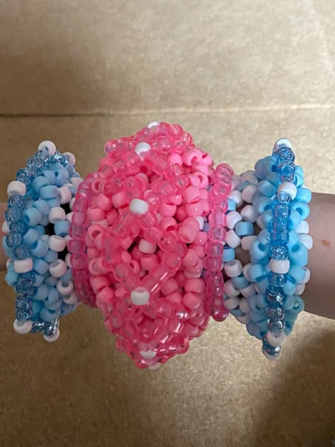 Kandi Octopus Tutorial, Big Kandi Projects, Bead Kandi, Kandi Bracelet Ideas, Kandi Inspiration, Rave Bracelets, Bracelets Kandi, Kandi Cuff Patterns, Kandi Beads