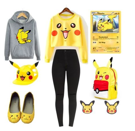 Pikachu Bedroom, Pokémon Clothes, Pikachu Outfit, Pikachu Clothes, Emo Outfits For Girls, Pikachu Costume, Pokemon Costumes, Pika Pika, Pokemon Clothes