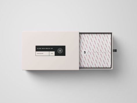 Rectangle Slide Box Mockup Rectangle Box Packaging, Slide Box, Free Packaging Mockup, Bus House, Small Business Packaging Ideas, Free Mockup Templates, Bag Mockup, Creative Gift Wrapping, Graduation Project