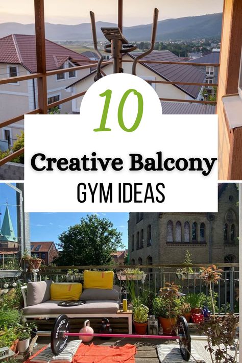 Creating a home gym on your balcony is a great way to save money and make good use of your space. While you might not be able to have the same extensive setup, you should have room to set up some basic cardio or weight equipment. So, let’s look at some creative balcony gym ideas you can set up at home without much effort. Balcony Gym Ideas, Patio Gym Ideas, Terrace Gym, Patio Gym, Balcony Gym, Enclosed Balcony, Narrow Balcony, Weight Equipment, Bump Out