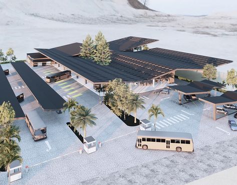 Bus terminal Project,Al-Galala City,Egypt on Behance Multimodal Transport Hub, Bus Terminal Design Architecture, Bus Terminal Floor Plan, Bus Station Design Architecture, Bus Parking Design Plan, Bus Terminal Design Concept, Bus Terminal Architecture, Terminal Plan, Bus Terminal Design