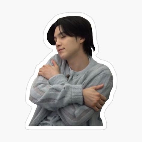 Yoongi Hugging, Yoongi Stickers, Sticker Bts, Stickers Bts, Bts Sticker, Bts Stickers, Bts Anime, Pop Boy, Pop Posters