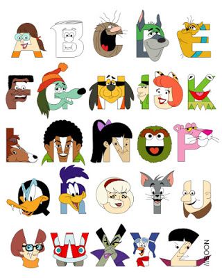 Mike BaBoon Design Alphabet Art Print, Muppet Babies, Baby Dinosaurs, Pinturas Disney, Alphabet Art, Alphabet Design, Baboon, Tv Characters, Alphabet Print