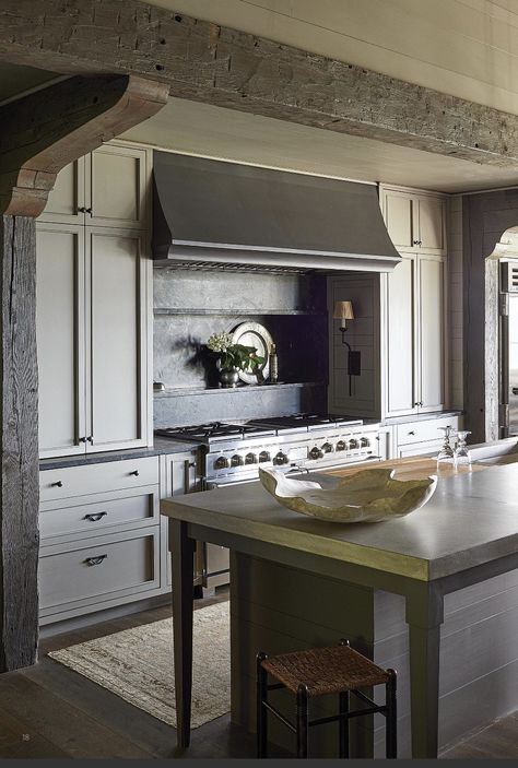 Pursley Dixon, Lake Love, Ford Interior, Ranch Kitchen, Stone Backsplash, Classic Interior Design, Kitchen Hoods, Kitchen Range, Kitchen Nook