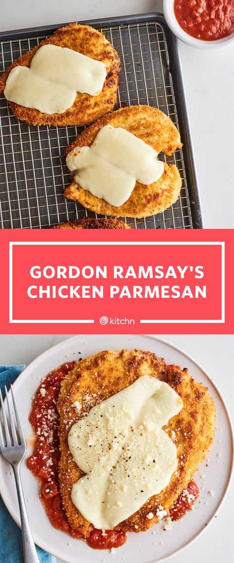 Gordon Ramsay Home Cooking, Gordon Ramsay Dishes, Fashion Restaurant, Chef Ramsey, Gordon Ramsey Recipes, Celebrity Chef Recipes, Gordon Ramsay Recipe, Chicken Parmesan Recipe, Chef Gordon Ramsay